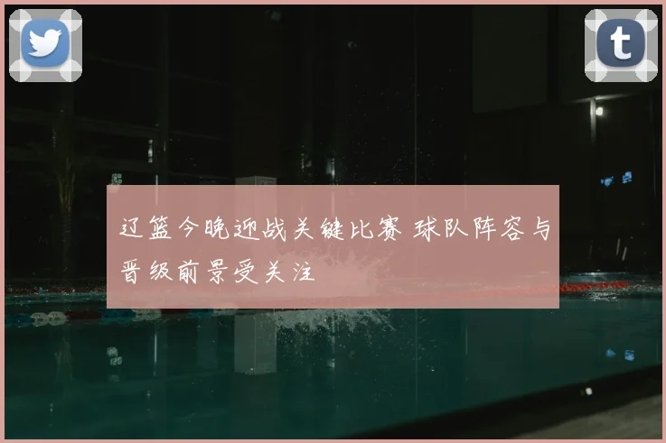辽篮今晚迎战关键比赛 球队阵容与晋级前景受关注