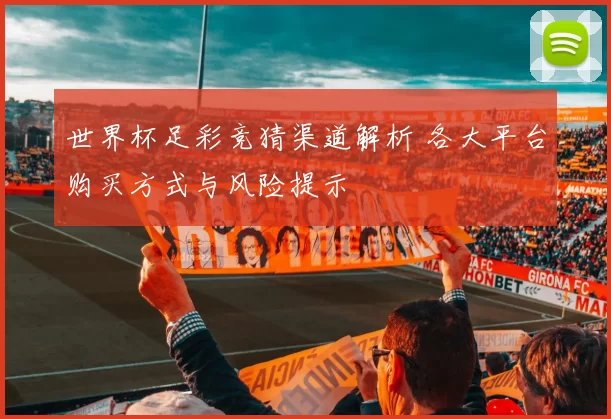 世界杯足彩竞猜渠道解析 各大平台购买方式与风险提示