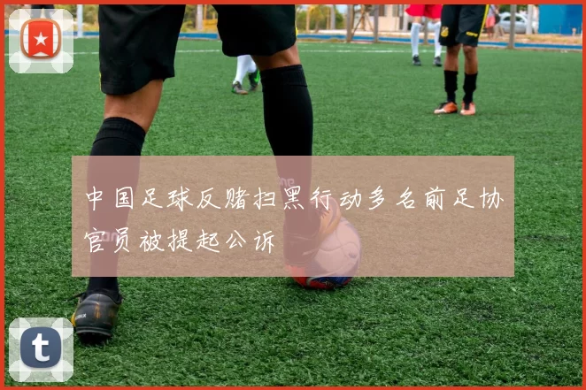 中国足球反赌扫黑行动多名前足协官员被提起公诉