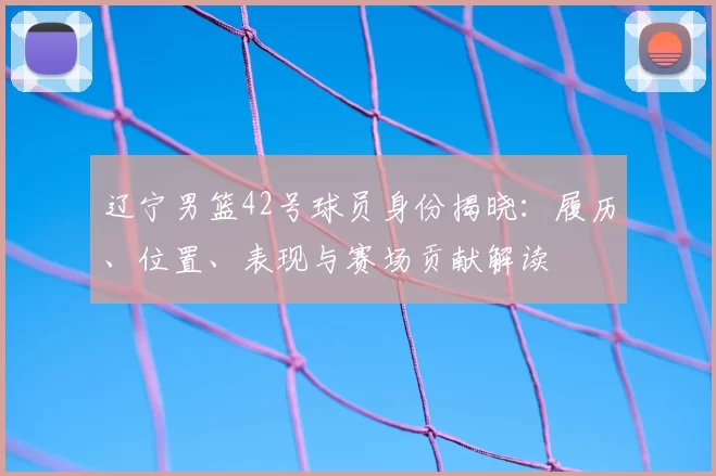 辽宁男篮42号球员身份揭晓：履历、位置、表现与赛场贡献解读
